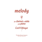 Melody For Clarinet Or Viola and Piano