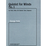 Quintet for Winds No.1 For Flute, Bb Clarinet, Horn, Bassoon