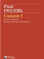 Canzon I For Brass Quintet