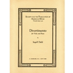 Divertimento For Viola and Piano