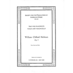 Trio for Pianoforte Violin and Violoncello