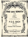 Trio (sic) Sonata for 2 Flutes, Tambourine and Tuba