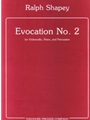Evocation No. 2 for Violoncello, Piano, and Percussion