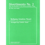 Divertimento No. 2 (From "Five Divertimento" for Two Clarinets and Basson, E. 439B) - for Flute and