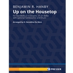 Up On The Housetop For Handbells With Optional Tambourine and Drum (3-5 Octaves, 21-25 Bells)