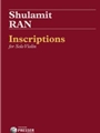 Inscriptions For Solo Violin