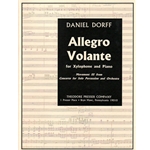 Allegro Volante For Xylophone and Piano - Movement Iii From Concerto for Solo Percussion and Orchest