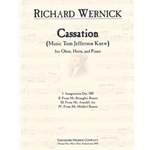 Cassation (Music Tom Jefferson Knew) For Oboe, Horn, and Piano