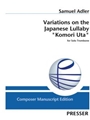Variations on the Japanese Lullaby "Komori Uta"