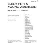 Elegy For A Young American