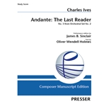 Andante: The Last Reader No. 3 from Orchestral Set No. 2