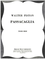 Passacaglia Piano Solo