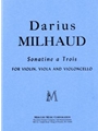 Sonatine a Trois FOR VIOLIN, VIOLA AND VIOLONCELLO