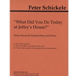 What Did You Do Today At Jeffey's House?