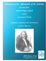 Fantasy On The Allemande Of The Partita Improvising On Bach