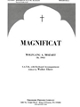 Magnificat S.A.T.B., with KeybOARD Accompaniment