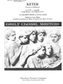 Keter S.A.T.B., a cappella - with Hebrew and English Text