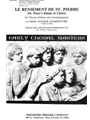 LE RENIEMENT DE ST. PIERRE for Chorus, Soloists, and Accompaniment