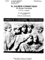 O, Sacred Communion (O, Sacrum Convivium) - S.A.T.B., a cappella