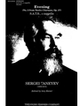 Evening (No. 2 from Twelve Choruses, Op. 27) S.A.T.B., a cappella