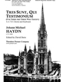 Tres Sunt, Qui Testimonium