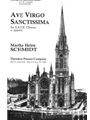 Ave Virgo Sanctissima for S.A.T.B. Chorus, a cappella