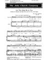 Let This Mind Be in You Anthem for Soprano and Bass Soli, and S.A.T.B., with Organ