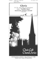 Gloria S.A.T.B., with Organ accompaniment from ""Twelfth Mass""