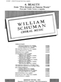 4. BEAUTY from ""Five Rounds on Famous Words"", Four-part Treble Voices, a cappella
