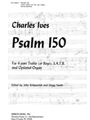 Psalm 150 For 4-part Treble (or boys), S.A.T.B. and Optional Organ