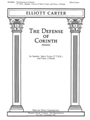 The Defense of Corinth for Speaker, Chorus of Men's Voices, and Piano 4 Hands