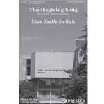 Thanksgiving Song S.A.T.B. and Piano