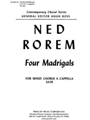 Four Madrigals for Mixed Chorus