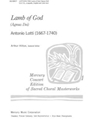 Lamb of God Agnus Dei - S.A.T.B., a cappella