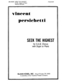 SEEK THE HIGHEST for S.A.B. Chorus with Organ or Piano