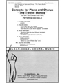 V. Summer, from Concerto for Piano and Chorus """"The Twelve Months for Piano Solo and S.A.T.B. Chor