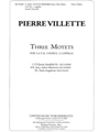 Three Motets 2. Jesu, dulcis Memoria Motet for the feast of the naming of Jesus, for S.A.T.B. chorus