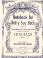 Notebook For Betty-Sue Bach