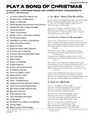 Play a Song of Christmas 35 Favorite Christmas Songs and Carols in Easy Arrangements - Sing-Along Sh