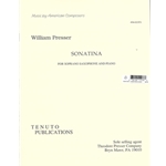 Sonatina  For Soprano Saxophone & Piano