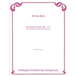 Six Divertimenti For 2 Flutes and Basso Continuo