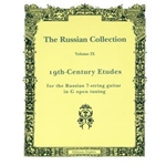 The Russian Collection Vol.9 19th Century Etudes for The Russian 7-String Guitar In G Op