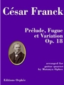 Prelude, Fugue et Variations For Four Guitars
