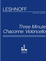 Three Minute Chaconne - Cello