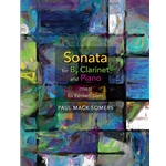 Sonata for B Flat Clarinet and Piano