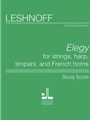 Elegy study score