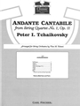Andante Cantabile  Fr string 4tet Op11