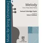 Melody from Three Short Pieces for Organ