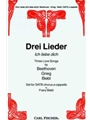 Drei Lieder - Ich Liebe Dich (3 Setting)