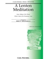 Lenten Meditation